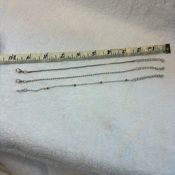 NWOT Silver Plated 3 Bracelets Jewelry - Picture 7 of 7